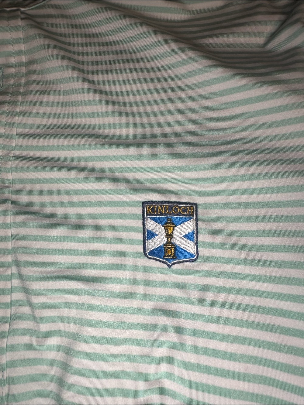 Ralph Lauren RLX Striped Polo - Mint & White